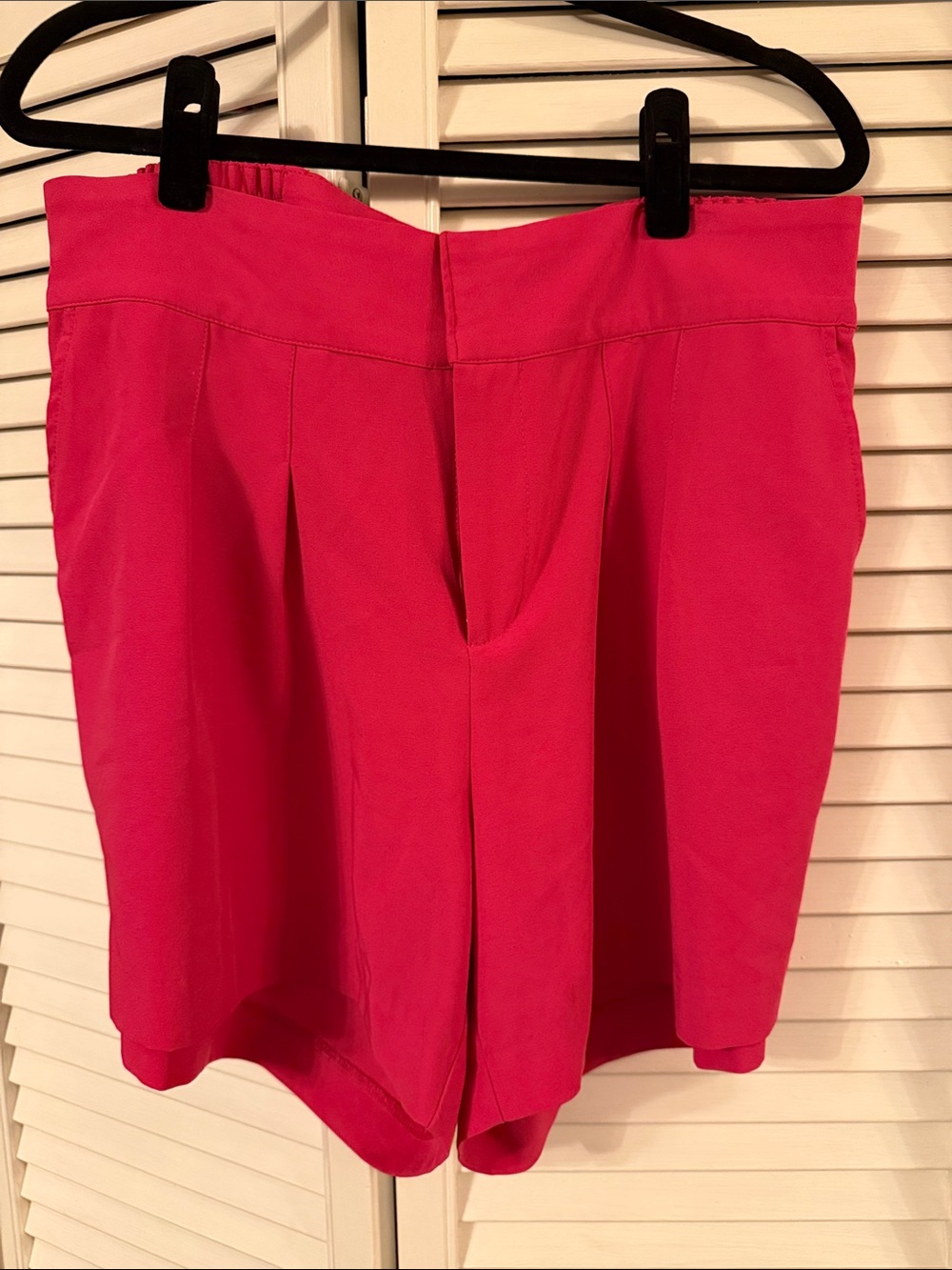 torrid Hot Pink High-Waist Pleated Shorts
